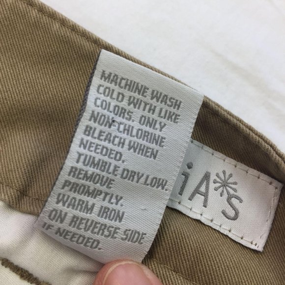 DELIA*s KHAKI CHINOS PANTS STRAIGHT LEG TAN WOMENS 13/14 R - Picture 8 of 14